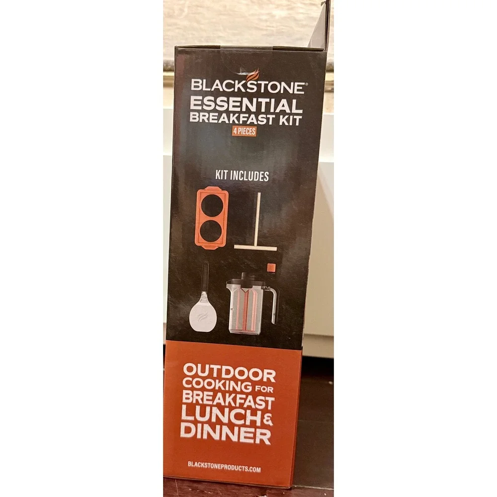 Blackstone Essential Breakfast Kit Unisex OS Orange Excellent 4 Piece Set 5461
